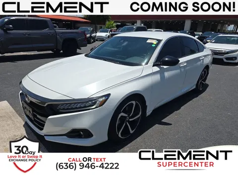 White 2022 Honda Accord Sport for sale in Saint Charles, MO