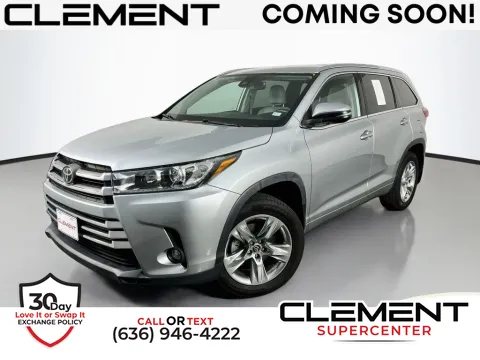 Silver 2019 Toyota Highlander Limited for sale in Saint Charles, MO
