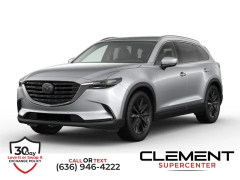 Silver 2023 Mazda CX-9 Touring Plus for sale in Saint Charles, MO