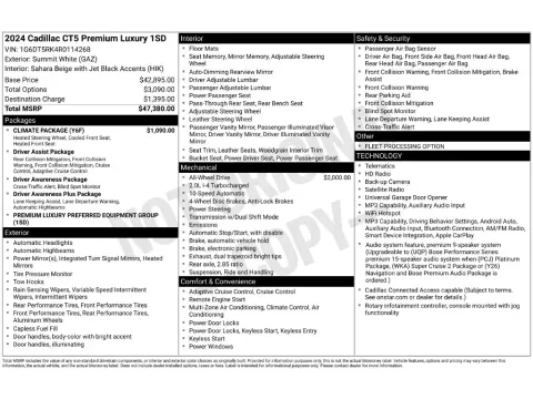 Photos of 2024 Cadillac CT5 Premium Luxury for sale in Saint Charles, MO at Clement Supercenter