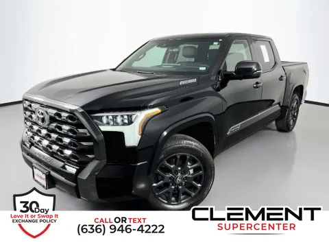 Black 2025 Toyota Tundra Hybrid Platinum for sale in Saint Charles, MO