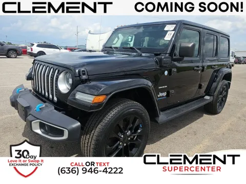 Black 2023 Jeep Wrangler Sahara 4xe for sale in Saint Charles, MO