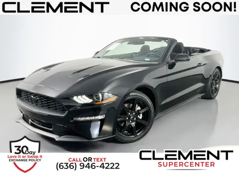 Black 2019 Ford Mustang EcoBoost for sale in Saint Charles, MO
