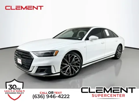 White 2021 Audi A8 L 55 for sale in Saint Charles, MO