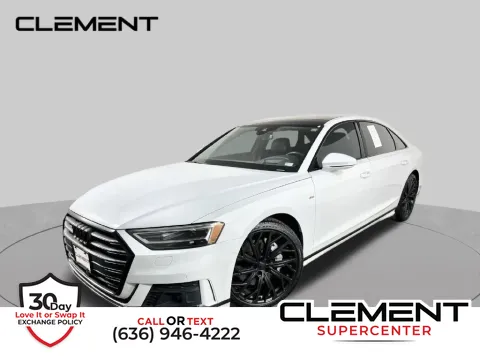 White 2021 Audi A8 L 55 for sale in Saint Charles, MO