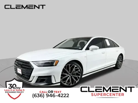 White 2021 Audi A8 L 55 for sale in Saint Charles, MO