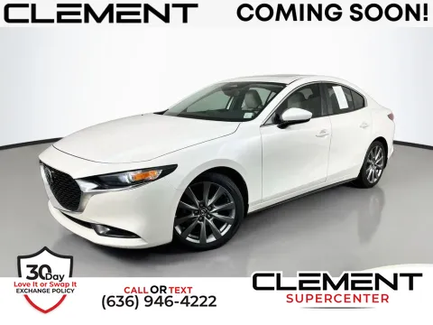 White 2024 Mazda Mazda3 2.5 S Preferred Package for sale in Saint Charles, MO