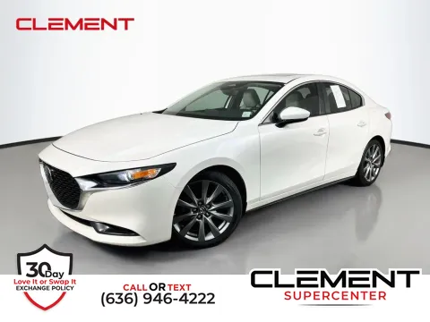 White 2024 Mazda Mazda3 2.5 S Preferred Package for sale in Saint Charles, MO