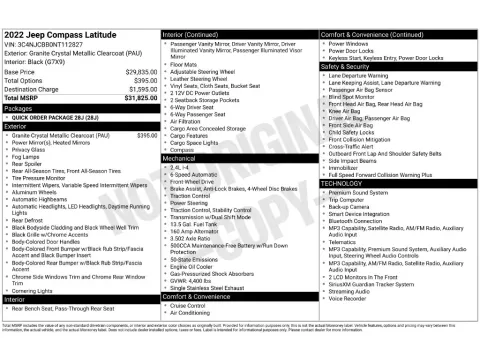 Photos of 2022 Jeep Compass Latitude for sale in Saint Charles, MO at Clement Supercenter