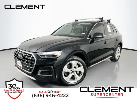 Black 2021 Audi Q5 45 Premium Plus for sale in Saint Charles, MO