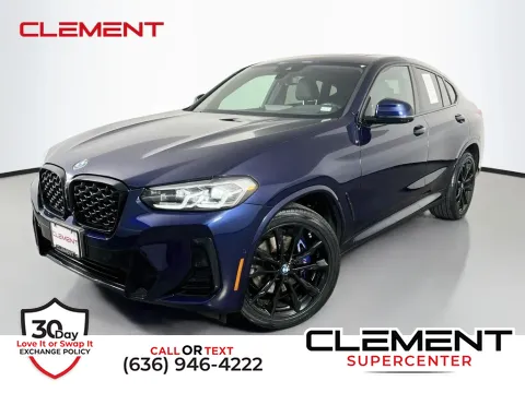 Blue 2023 BMW X4 xDrive30i for sale in Saint Charles, MO