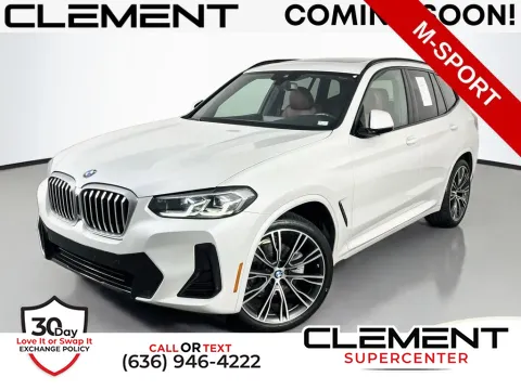 White 2023 BMW X3 sDrive30i for sale in Saint Charles, MO