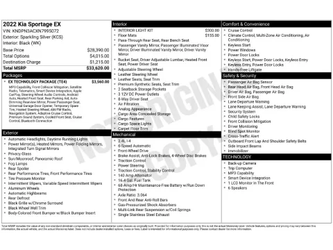Photos of 2022 Kia Sportage EX for sale in Saint Charles, MO at Clement Supercenter