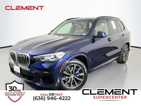 Blue 2022 BMW X5 xDrive40i for sale in Saint Charles, MO