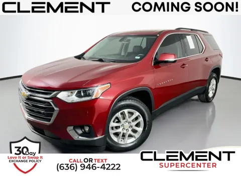 Red 2020 Chevrolet Traverse 3LT for sale in Saint Charles, MO