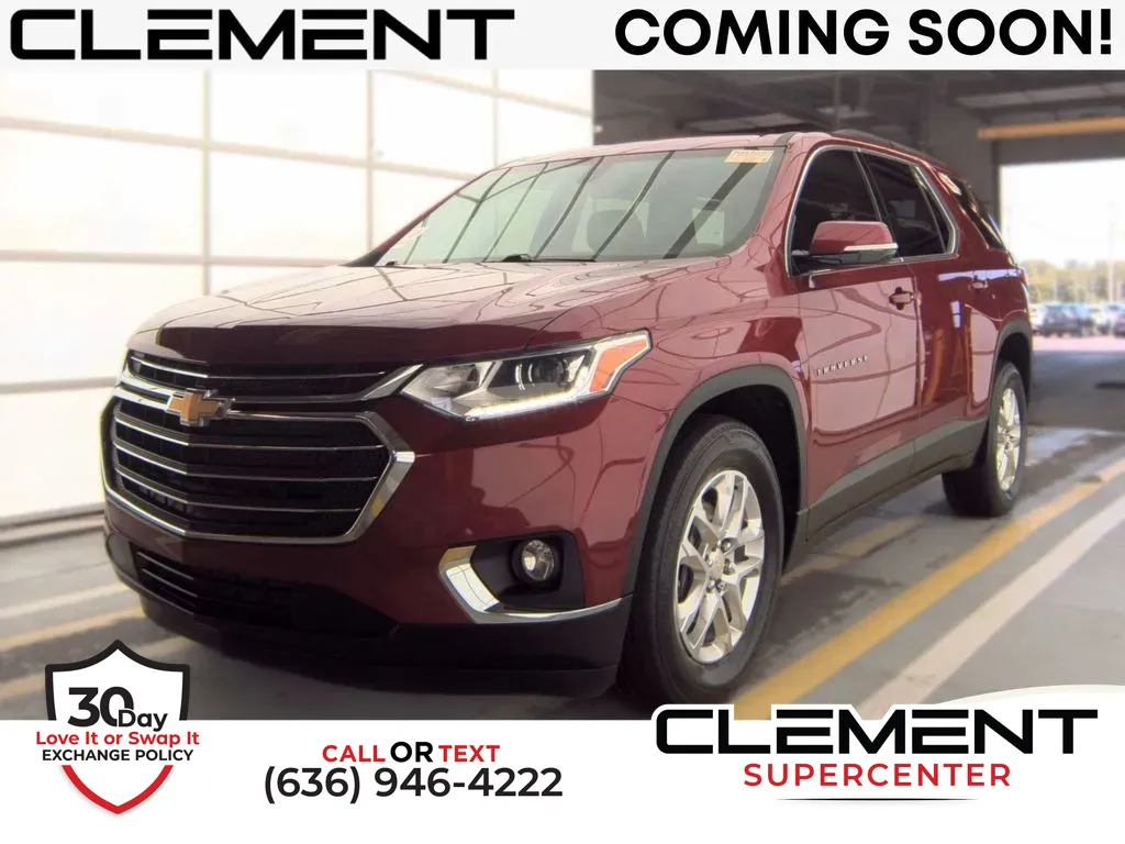 Red 2020 Chevrolet Traverse 3LT for sale in Saint Charles, MO