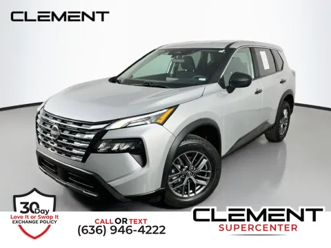 Silver 2024 Nissan Rogue S for sale in Saint Charles, MO