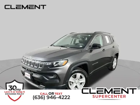 Gray 2022 Jeep Compass Latitude for sale in Saint Charles, MO
