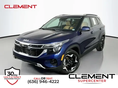 Blue 2024 Kia Seltos EX for sale in Saint Charles, MO