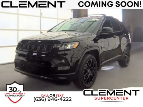 Black 2025 Jeep Compass Latitude for sale in Saint Charles, MO