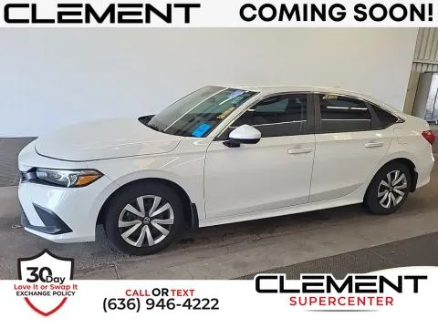 White 2024 Honda Civic LX for sale in Saint Charles, MO