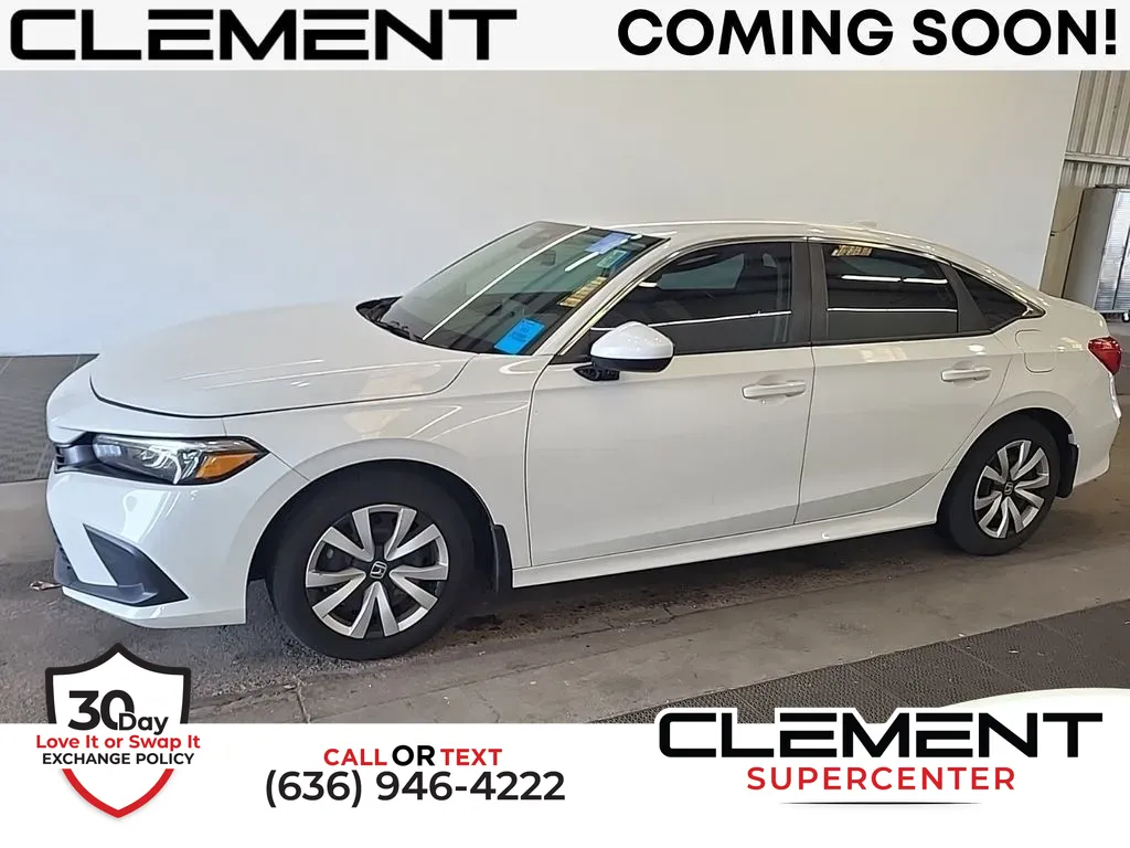 White 2024 Honda Civic LX for sale in Saint Charles, MO