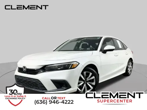 White 2024 Honda Civic LX for sale in Saint Charles, MO