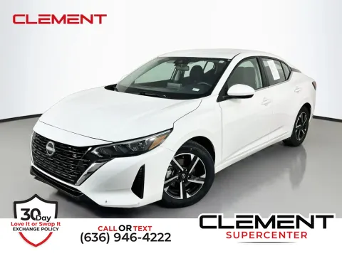 White 2024 Nissan Sentra SV for sale in Saint Charles, MO