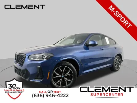 Blue 2023 BMW X4 xDrive30i for sale in Saint Charles, MO