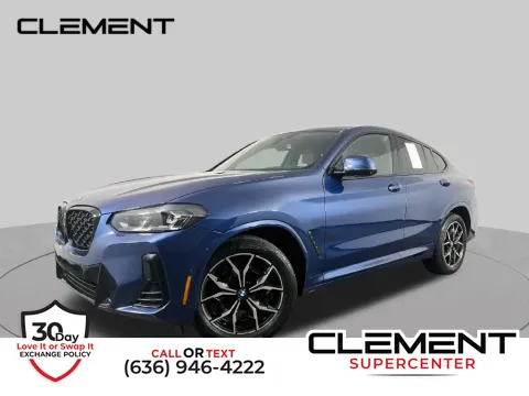 Blue 2023 BMW X4 xDrive30i for sale in Saint Charles, MO