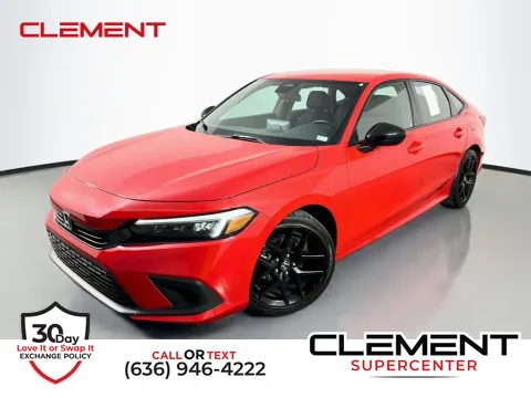 Red 2024 Honda Civic Sport for sale in Saint Charles, MO