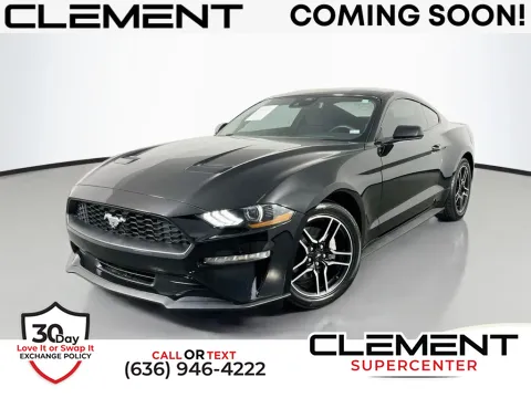 Black 2021 Ford Mustang EcoBoost for sale in Saint Charles, MO