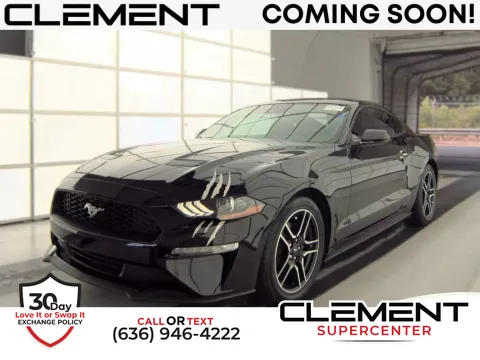 Black 2021 Ford Mustang EcoBoost for sale in Saint Charles, MO