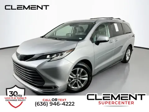 Silver 2021 Toyota Sienna Limited for sale in Saint Charles, MO