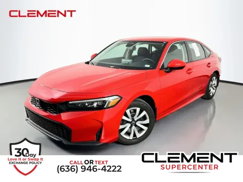 Red 2026 Honda Civic LX for sale in Saint Charles, MO