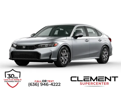Red 2026 Honda Civic LX for sale in Saint Charles, MO