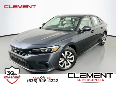 Gray 2023 Honda Civic LX for sale in Saint Charles, MO