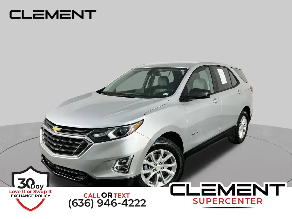 Silver 2019 Chevrolet Equinox LS for sale in Saint Charles, MO