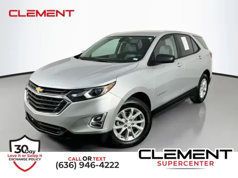 Silver 2019 Chevrolet Equinox LS for sale in Saint Charles, MO