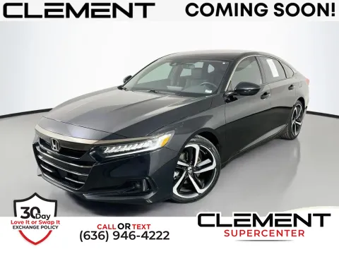 Black 2021 Honda Accord Sport for sale in Saint Charles, MO