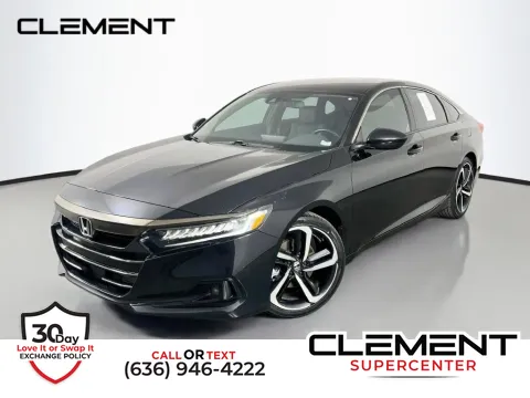 Black 2021 Honda Accord Sport for sale in Saint Charles, MO