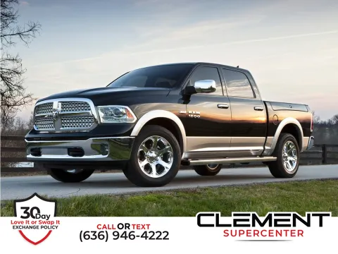 Black 2017 Ram 1500 Laramie Longhorn for sale in Saint Charles, MO