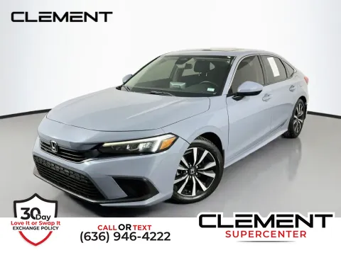Silver 2024 Honda Civic EX for sale in Saint Charles, MO