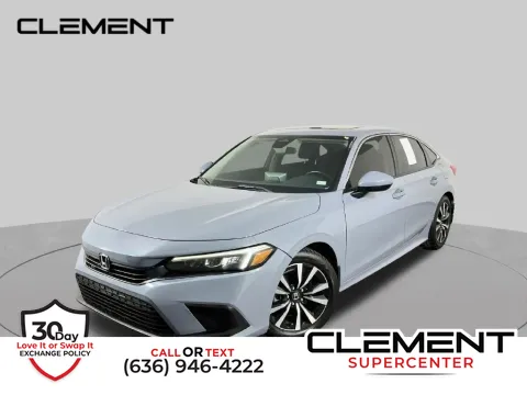 Silver 2024 Honda Civic EX for sale in Saint Charles, MO