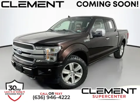 Red 2018 Ford F-150 Platinum for sale in Saint Charles, MO