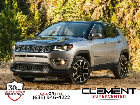 Black 2021 Jeep Compass Latitude for sale in Saint Charles, MO