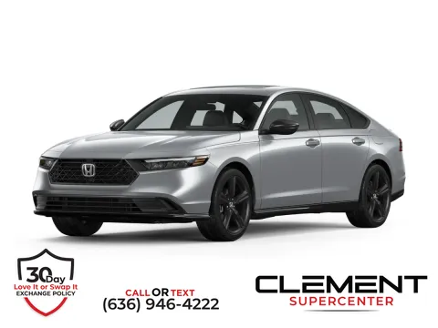 Silver 2023 Honda Accord Hybrid Sport for sale in Saint Charles, MO