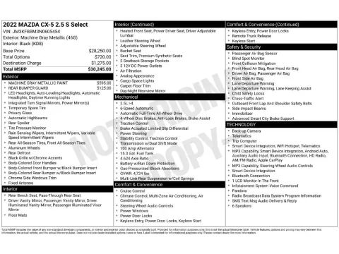 Photos of 2022 Mazda CX-5 2.5 S Select Package for sale in Saint Charles, MO at Clement Supercenter