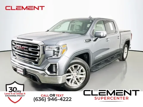 Silver 2019 GMC Sierra 1500 SLT for sale in Saint Charles, MO