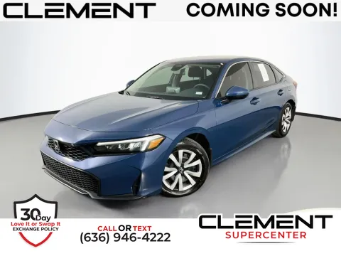 Blue 2026 Honda Civic LX for sale in Saint Charles, MO